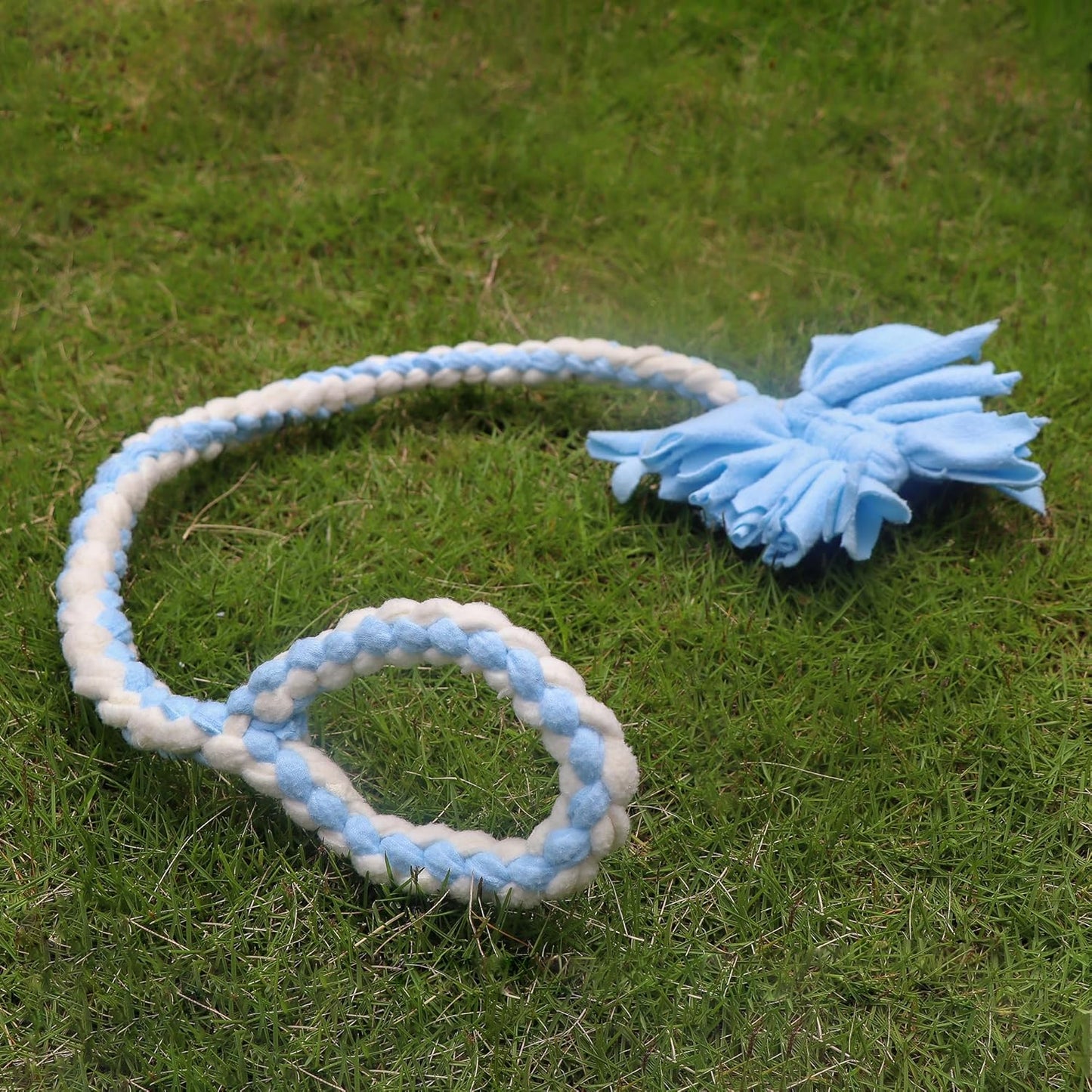 Braided Fleece Tug of War Dog Toy- Butterfly Style